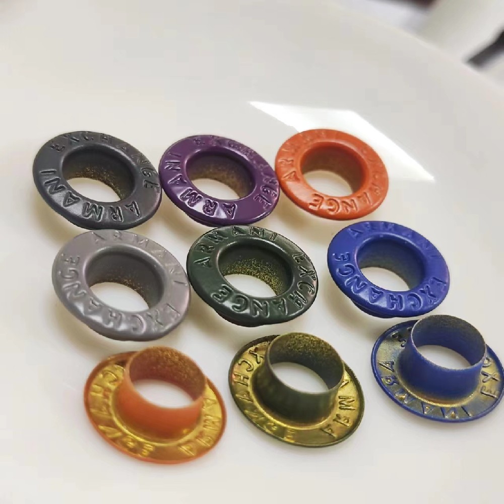EXCHANGE ARMANI 高级感莫兰迪色系气眼扣百搭风衣卫衣包包扣